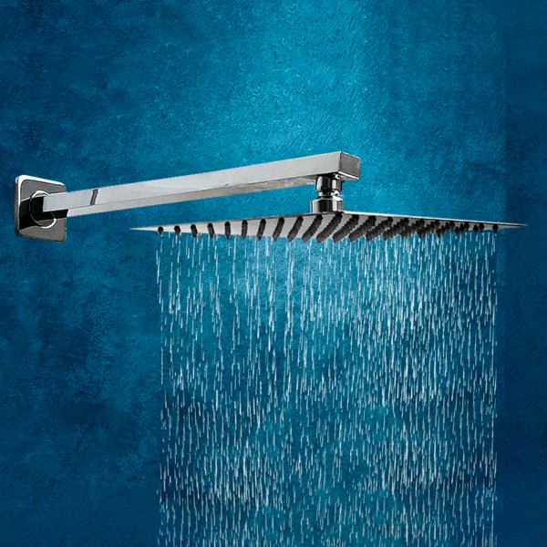Ducha Slim de Parede/Horizontal 30x30 cm Inox Flux - Image 2