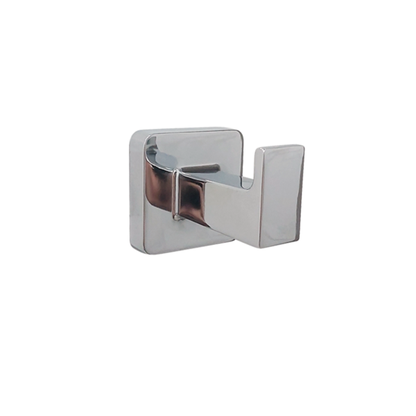 Gancho p/ Toalha Quadrado Cromado Flux