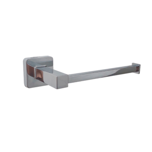 Porta Papel Higiênico Quadrado Inox Cromado Flux