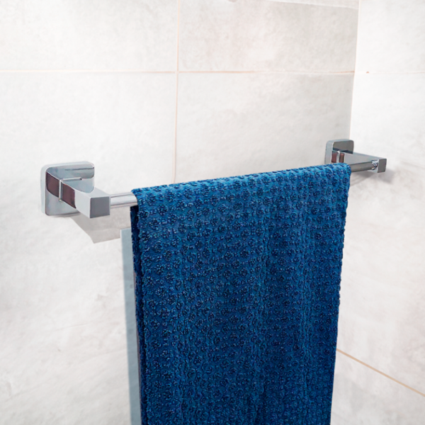 Porta Toalha Quadrado 60 Cm Inox Flux - Imagem 2
