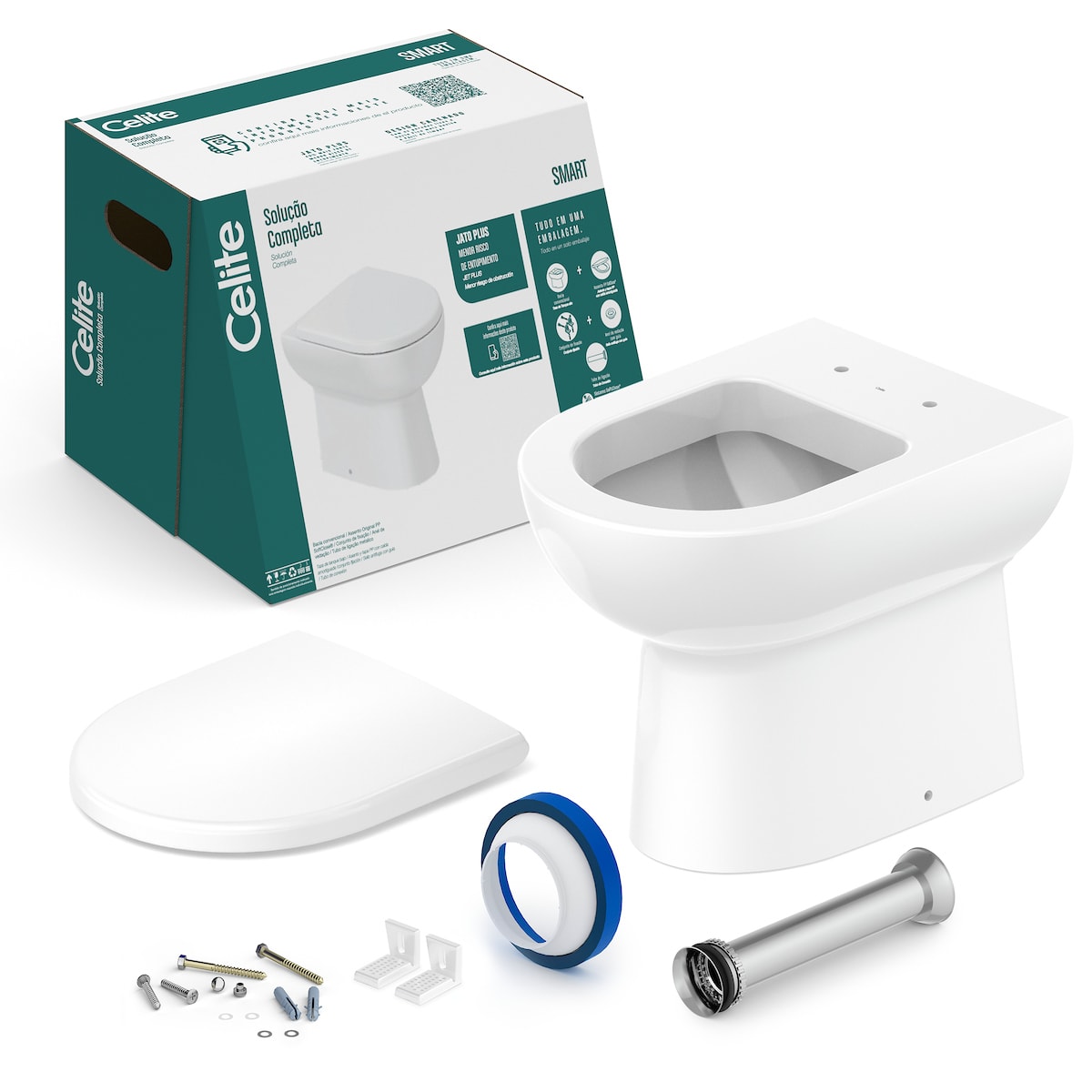 BACIA CONV. BRANCO - SMART CELITE -KIT