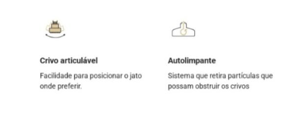 Chuveiro c/ Tubo Reto De Parede Acqua Plus Cromado Deca - Imagem 2