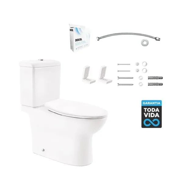 Bacia com caixa acoplada Lóggica Docol - Kit - Imagem 2