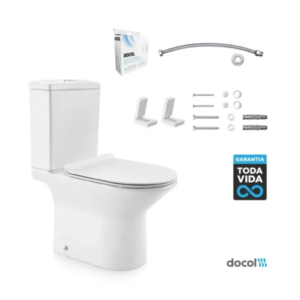 Bacia com caixa acoplada Lift Docol - kit - Imagem 2