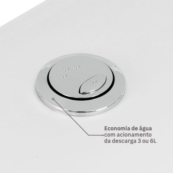 BACIA C/CAIXA ACOPLADA MARIANA BR ICASA - KIT - Imagem 5