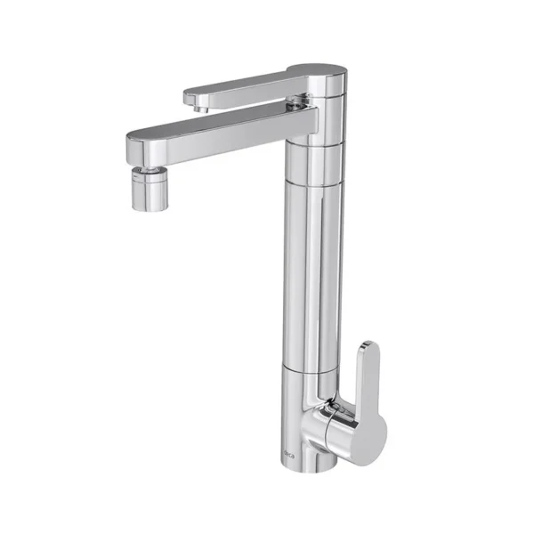 Torneira de Mesa com Filtro para Cozinha Cromado Twin Deca