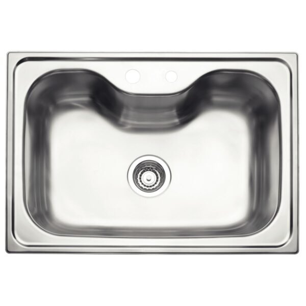 Cuba de Sobrepor Tramontina Morgana 60 FX Prime em Aço Inox Acetinado com Válvula Dosador de Sabão e Cesta 69x49 cm - Imagem 2