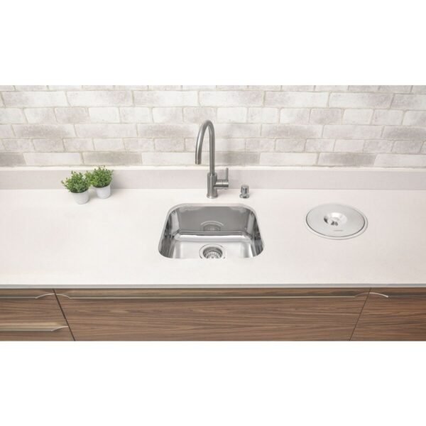 Cuba Tramontina Lavínia 47 BL em aço inox alto brilho 47x30 cm - Imagem 2
