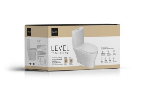 BACIA C/ CAIXA ACOPLADA NOVA LEVEL BR DECA - KIT