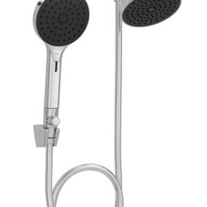 Chuveiro Redondo de Parede Flex com Desviador Cromado Deca