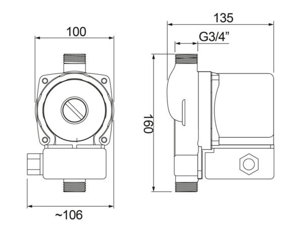 Pressurizador PL 12 Lorenzetti - Imagem 2