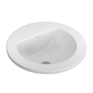 CUBA DE SOBREPOR DECA COM MESA REDONDA BRANCO L.1272.17